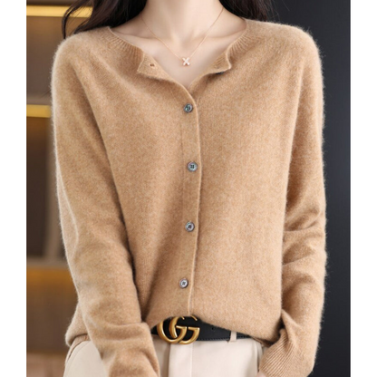 Merino Wool Cashmere Cardigan | Women's Winter Knitwear 13