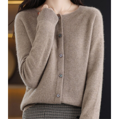 Merino Wool Cashmere Cardigan | Women's Winter Knitwear 14