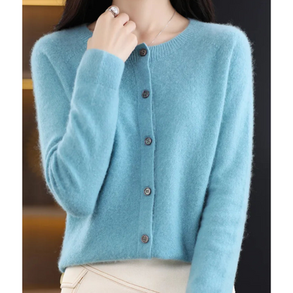 Merino Wool Cashmere Cardigan | Women's Winter Knitwear 3
