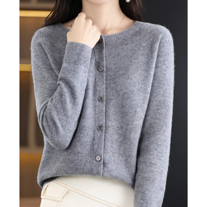 Merino Wool Cashmere Cardigan | Women's Winter Knitwear 6