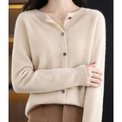 Merino Wool Cashmere Cardigan | Women's Winter Knitwear 9