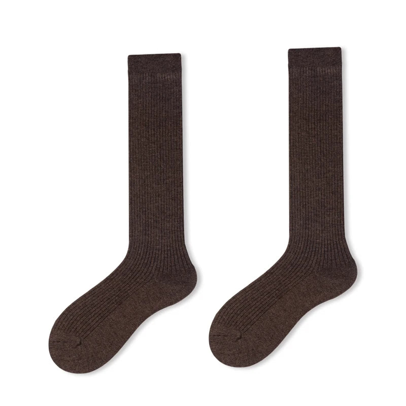 Merino Wool Ladies Stockings | Warm Knitted Long Socks for Women 11