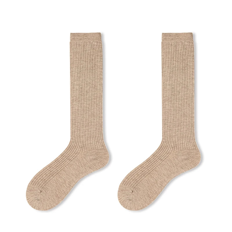 Merino Wool Ladies Stockings | Warm Knitted Long Socks for Women 7