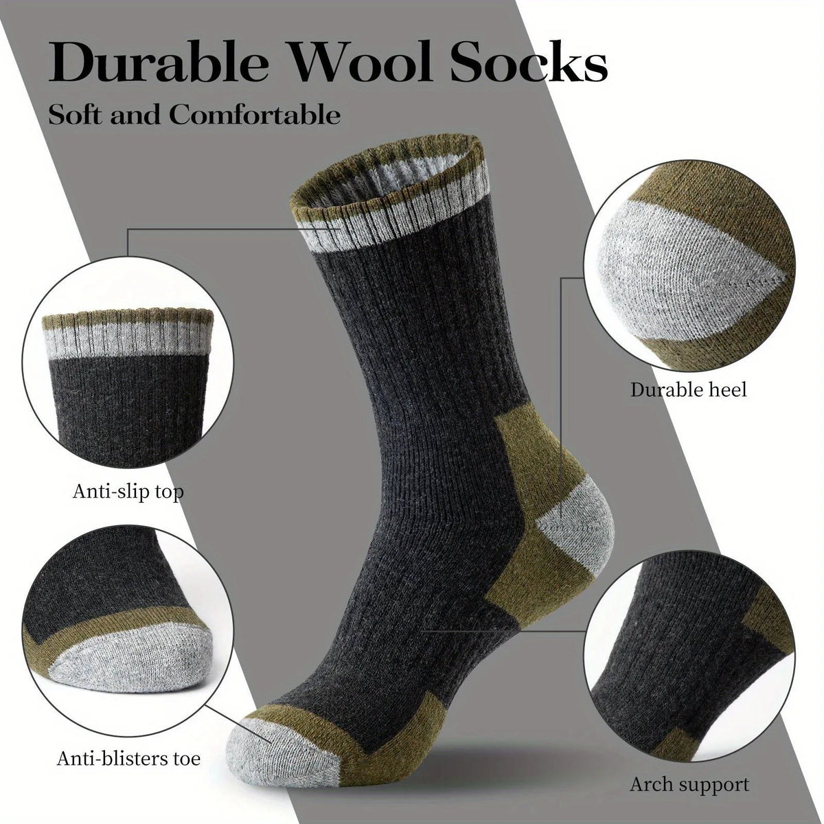 Merino Wool Thermal Socks for Women | Warm Winter Socks 2