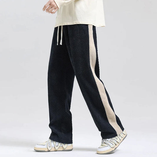 Metro Corduroy Jogger Pants with Side Stripe 0
