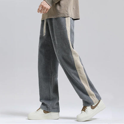 Metro Corduroy Jogger Pants with Side Stripe 1