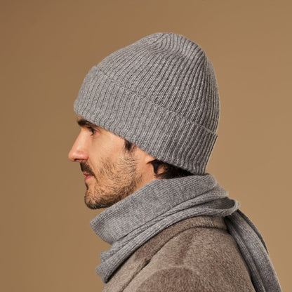 Mischa Grey | Unisex Merino Wool Beanie 2