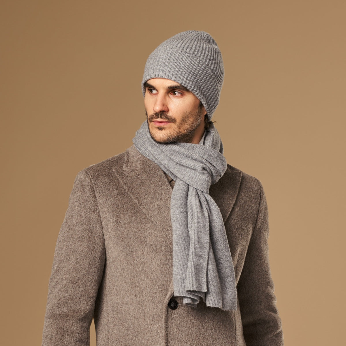 Mischa Grey | Unisex Merino Wool Beanie 4