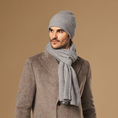 Mischa Grey | Unisex Merino Wool Beanie 4