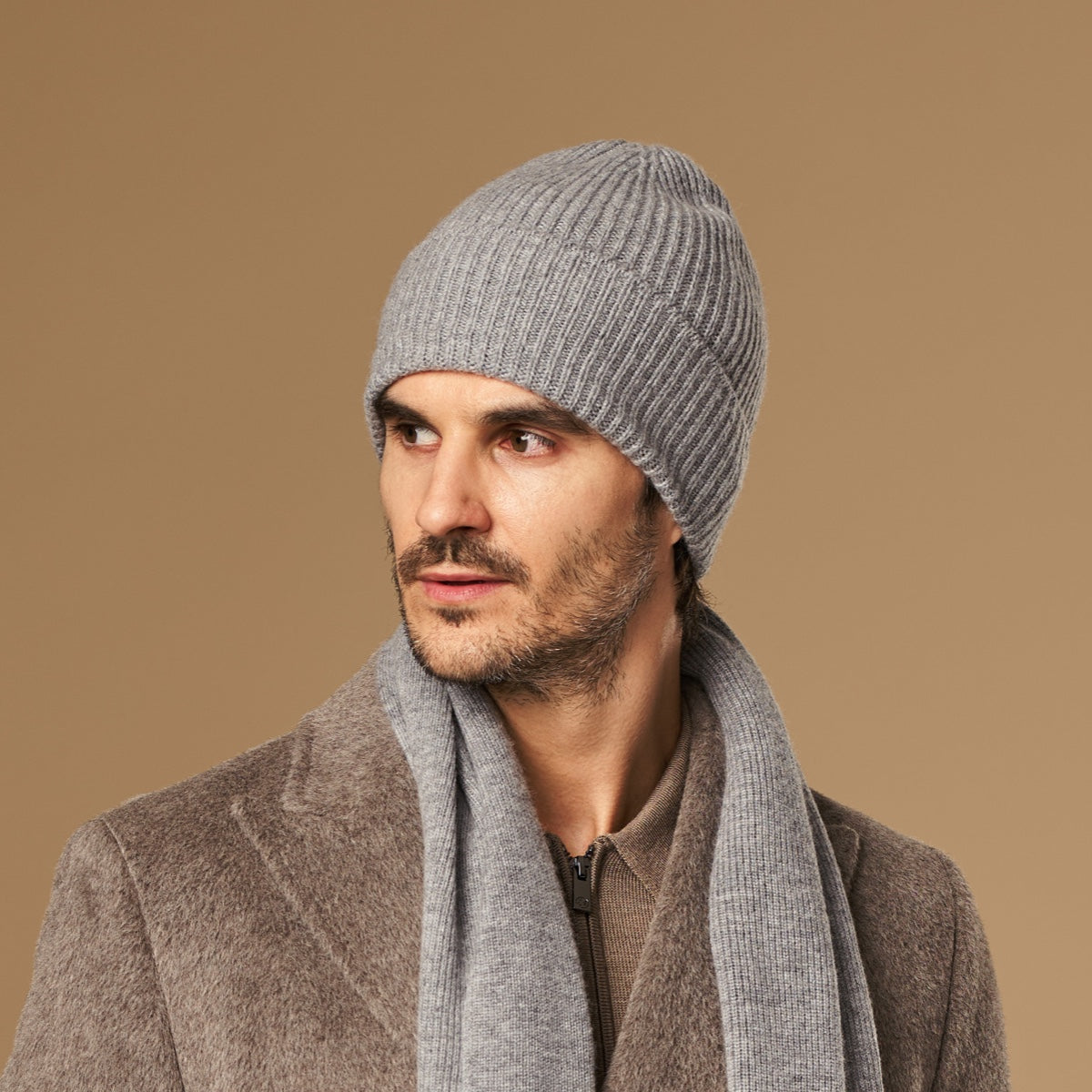 Mischa Grey | Unisex Merino Wool Beanie 6