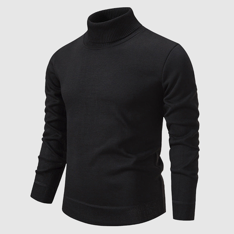 Modern Turtleneck Sweater | Soft Knit Poly-Blend Pullover 1