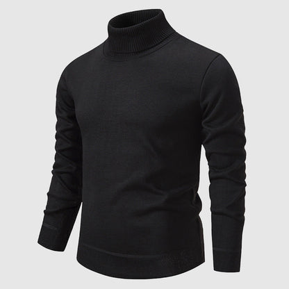 Modern Turtleneck Sweater | Soft Knit Poly-Blend Pullover 1