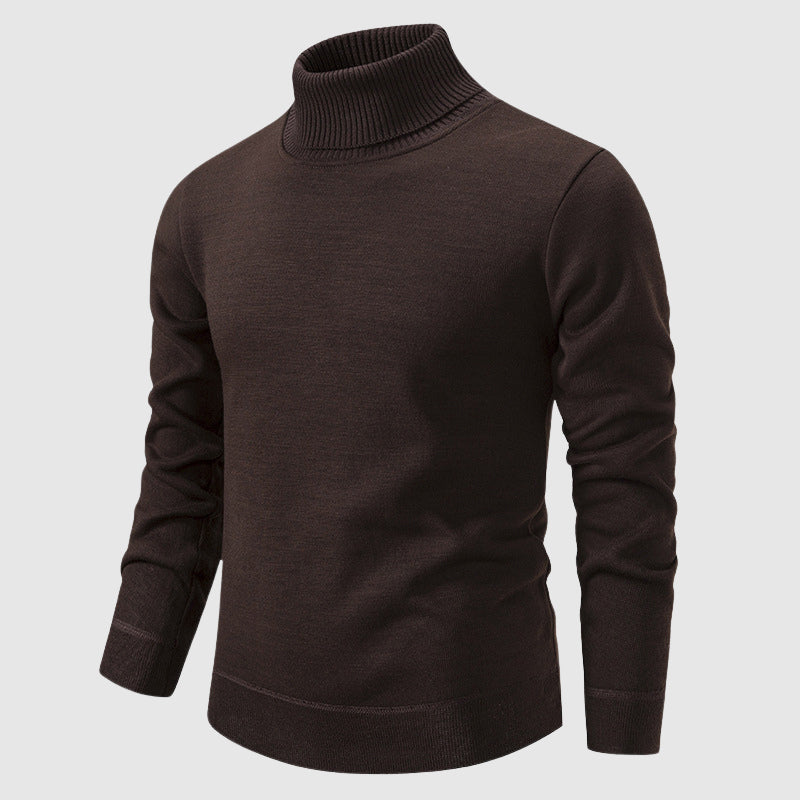 Modern Turtleneck Sweater | Soft Knit Poly-Blend Pullover 5