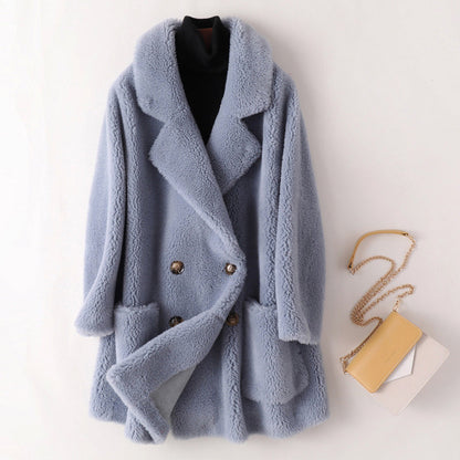 Oversized Shearling Fleece Coat | Women's Winter Outerwear 1