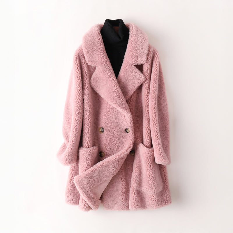 Oversized Shearling Fleece Coat | Women's Winter Outerwear 3
