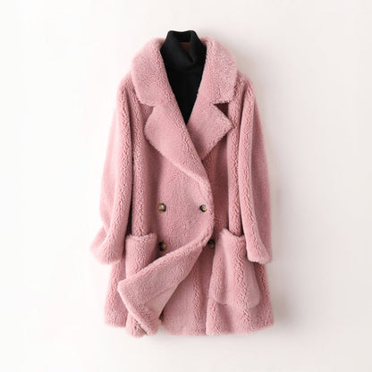 Oversized Shearling Fleece Coat | Women's Winter Outerwear 3