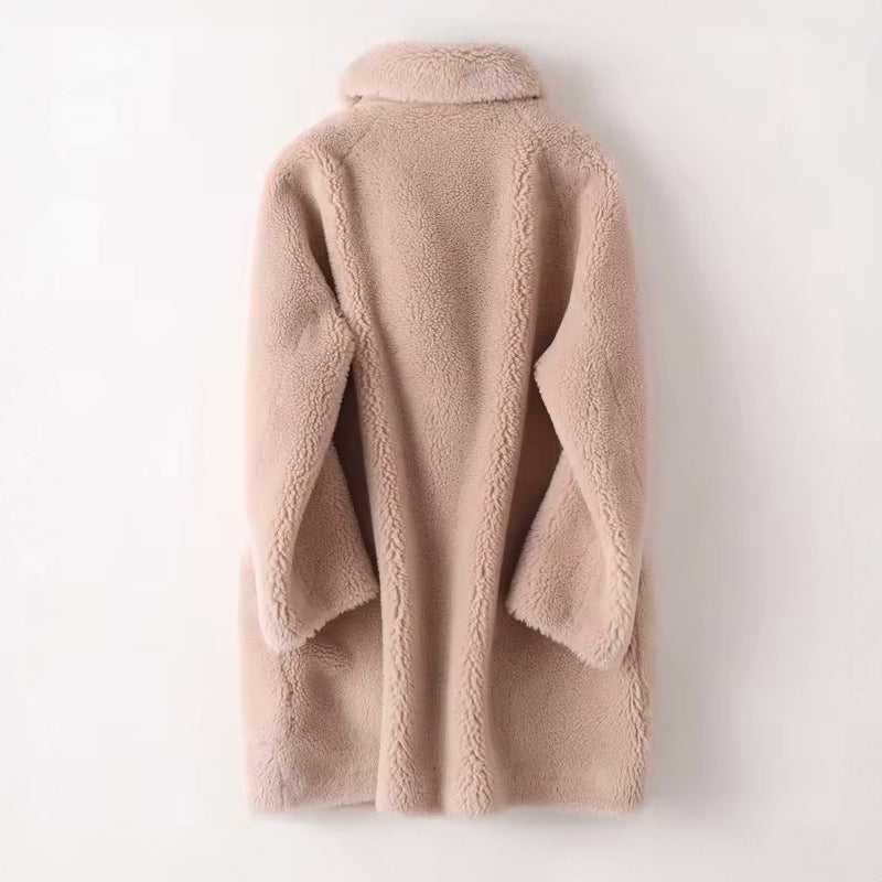 Oversized Shearling Fleece Coat | Women's Winter Outerwear 5