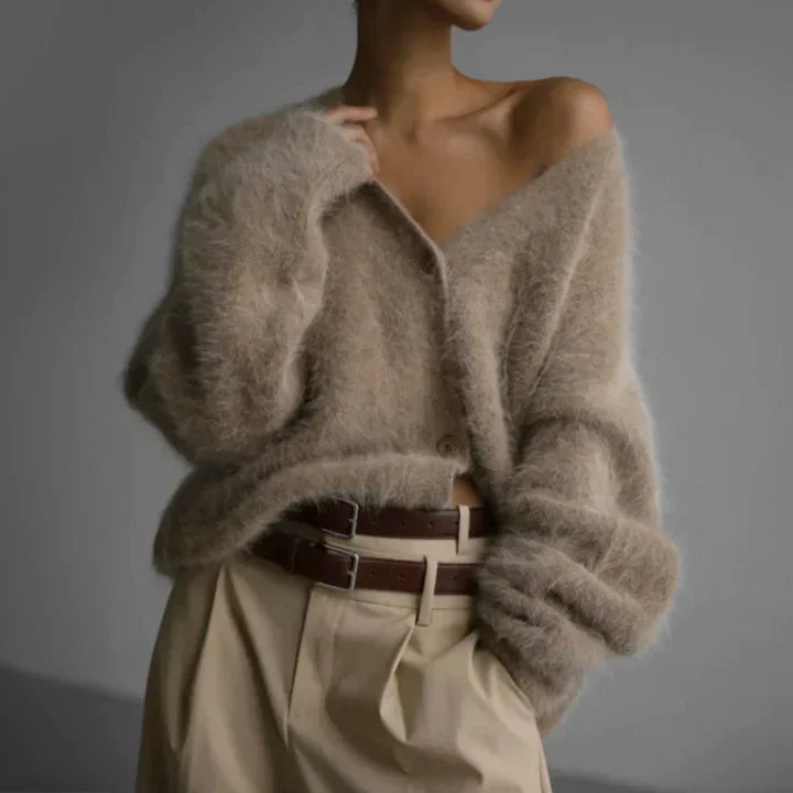 Ravena Knit Cardigan | Lightweight Open-Front Layering Sweater 1