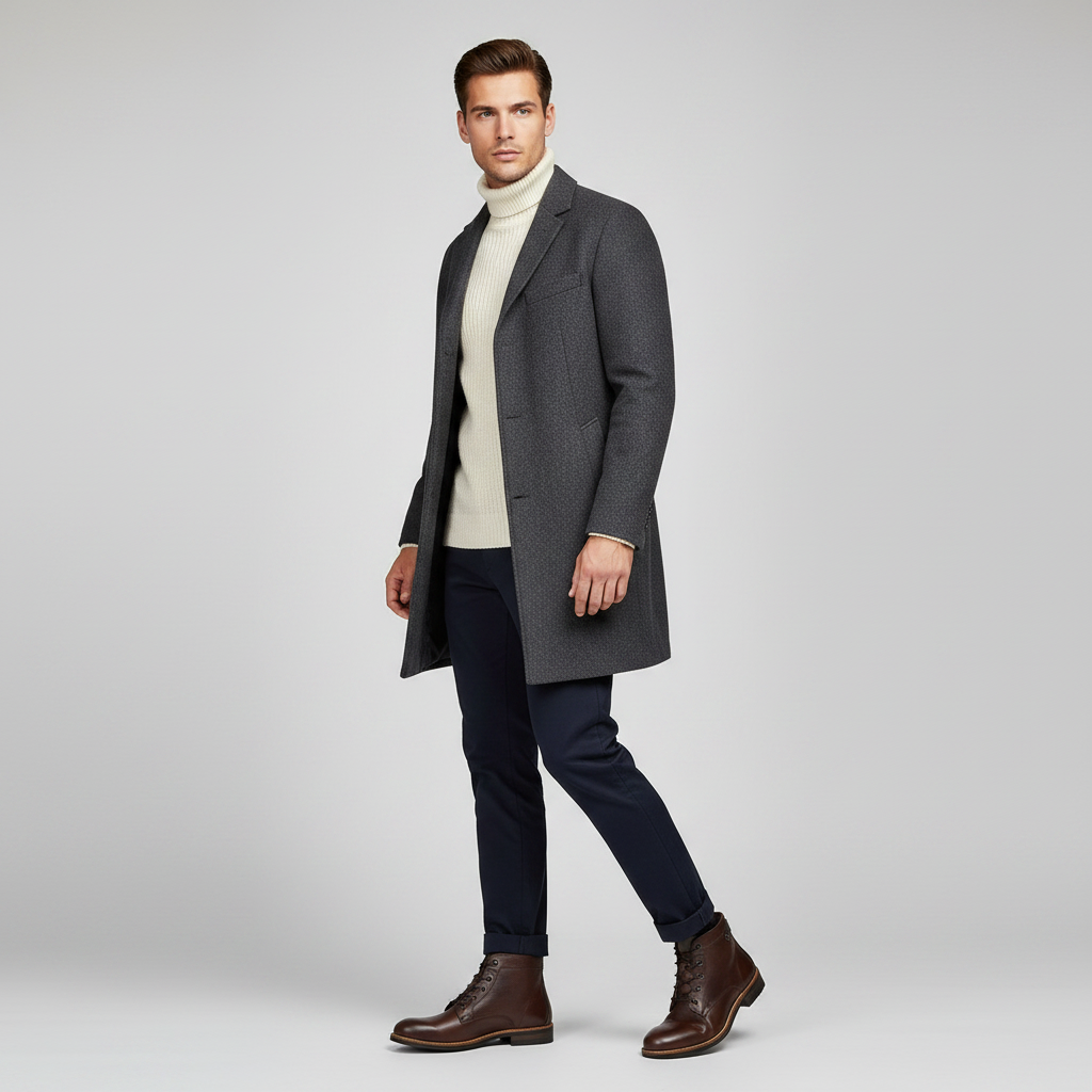 Retro Leather Boots | Men's Classic Footwear