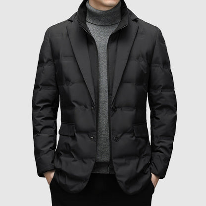 Ridge Down Jacket | Wind-Resistant Cotton Blend Outerwear 1