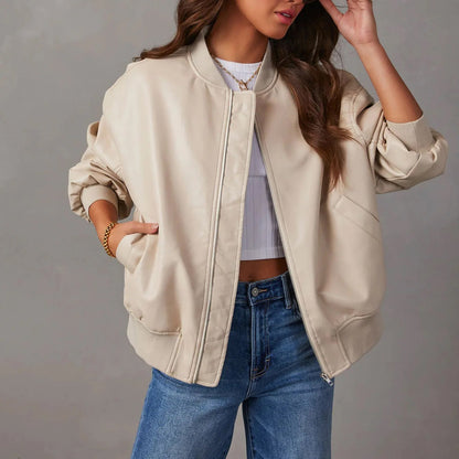 Rogue PU Leather Jacket | Women's Casual Outerwear 1
