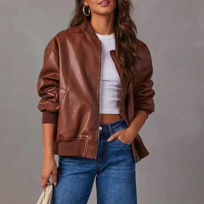 Rogue PU Leather Jacket | Women's Casual Outerwear 2