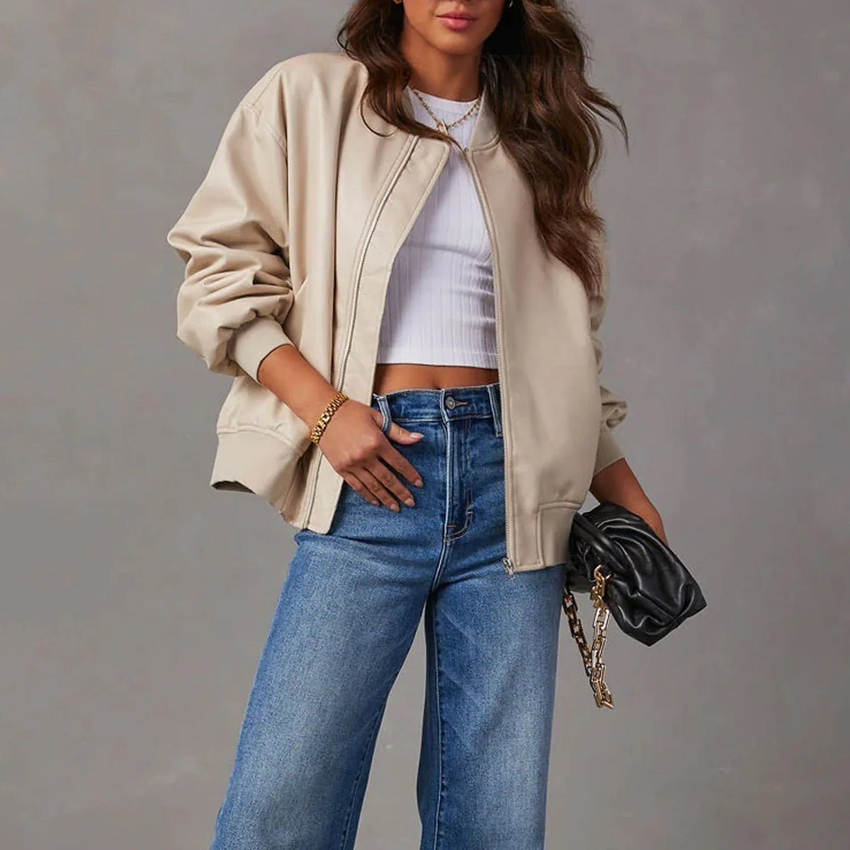 Rogue PU Leather Jacket | Women's Casual Outerwear 4