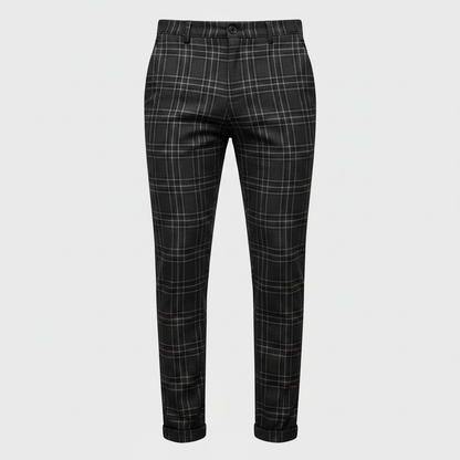 Sasha Checked Chinos | Men's Trousers 0