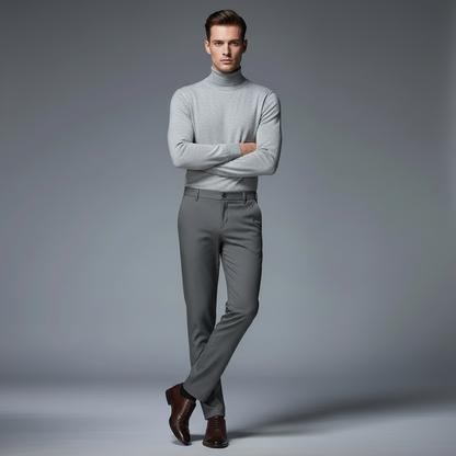 Saul Men's Slim Fit Stretch Chinos | Men's Trousers