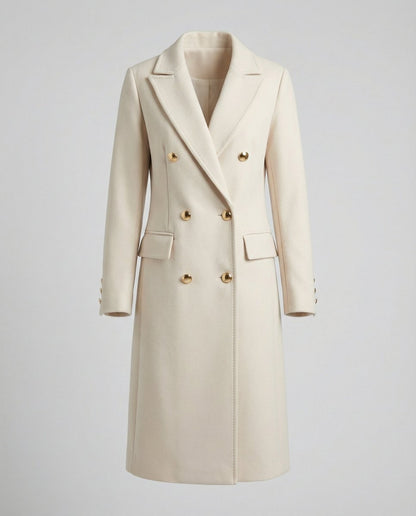 Scarlett | Women's Double-Breasted Midi Overcoat 5
