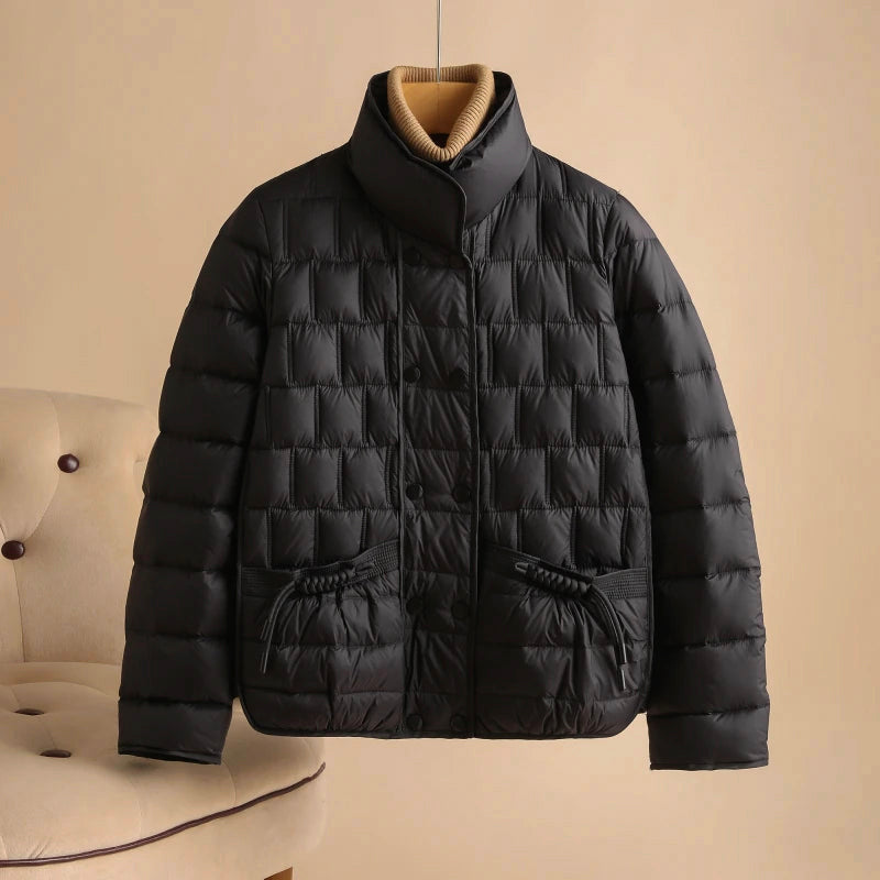 Serene Down Jacket | Women's Double-Breasted Winter Coat 1