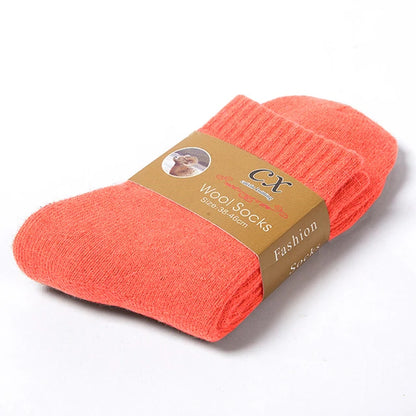 Thermal Merino Wool Blend Winter Socks | Warm Plush Unisex Socks 10