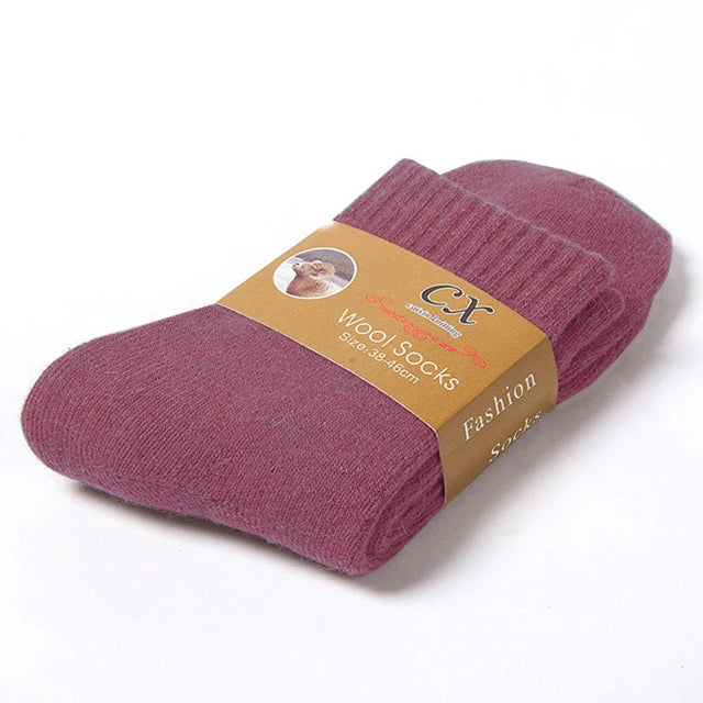 Thermal Merino Wool Blend Winter Socks | Warm Plush Unisex Socks 11