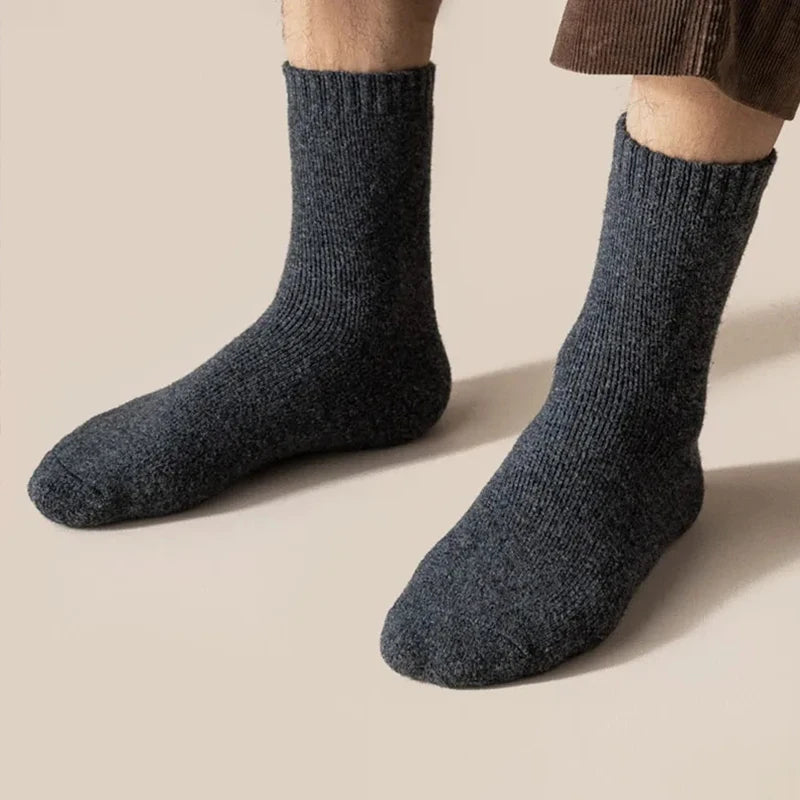 Thermal Merino Wool Blend Winter Socks | Warm Plush Unisex Socks 2