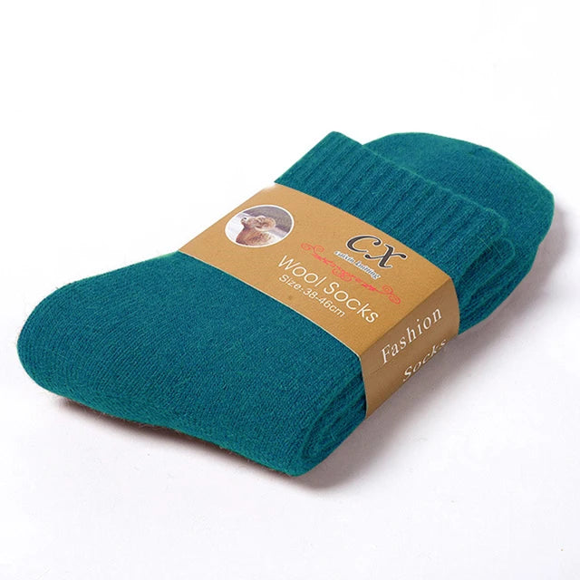 Thermal Merino Wool Blend Winter Socks | Warm Plush Unisex Socks 6