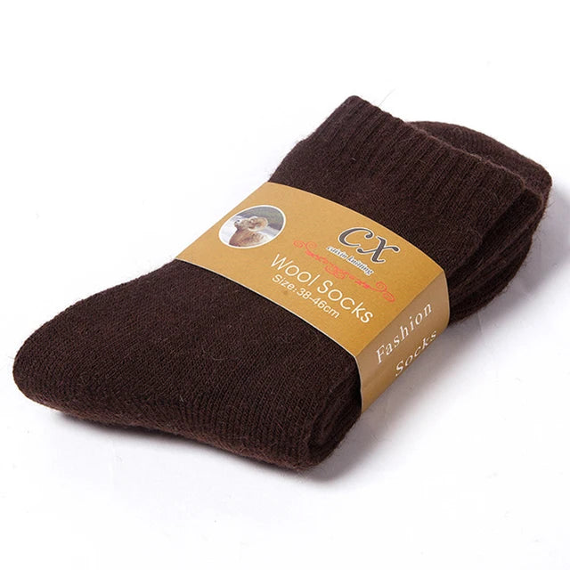 Thermal Merino Wool Blend Winter Socks | Warm Plush Unisex Socks 7