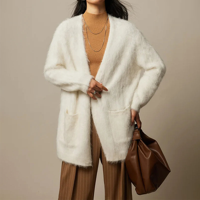 Ultra Soft Alpaca Wool Blend Cardigan | Women's Cozy Knitwear 3