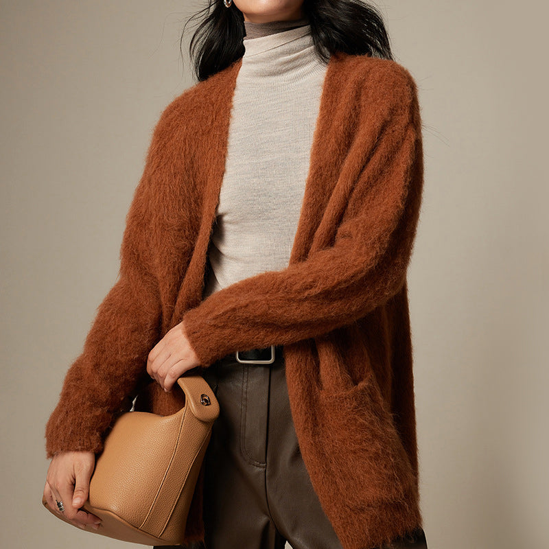 Ultra Soft Alpaca Wool Blend Cardigan | Women's Cozy Knitwear 5