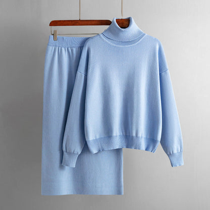 Urban Grace Set | Midi Skirt and Turtleneck Sweater 3