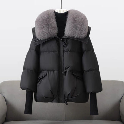 Glam Puffer Jacket | Extended-Length Outerwear 0
