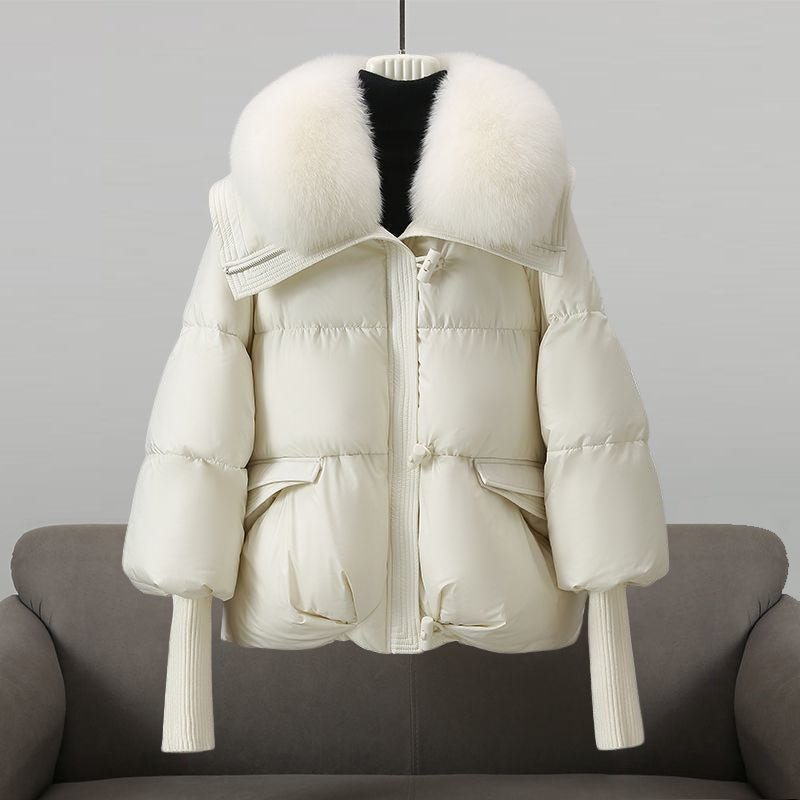Glam Puffer Jacket | Extended-Length Outerwear 1