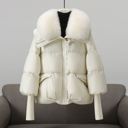 Glam Puffer Jacket | Extended-Length Outerwear 1