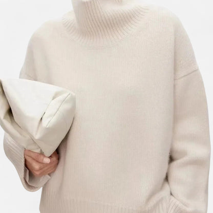 Wool Turtleneck Sweater for Women 3