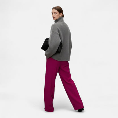 Wool Turtleneck Sweater for Women 5