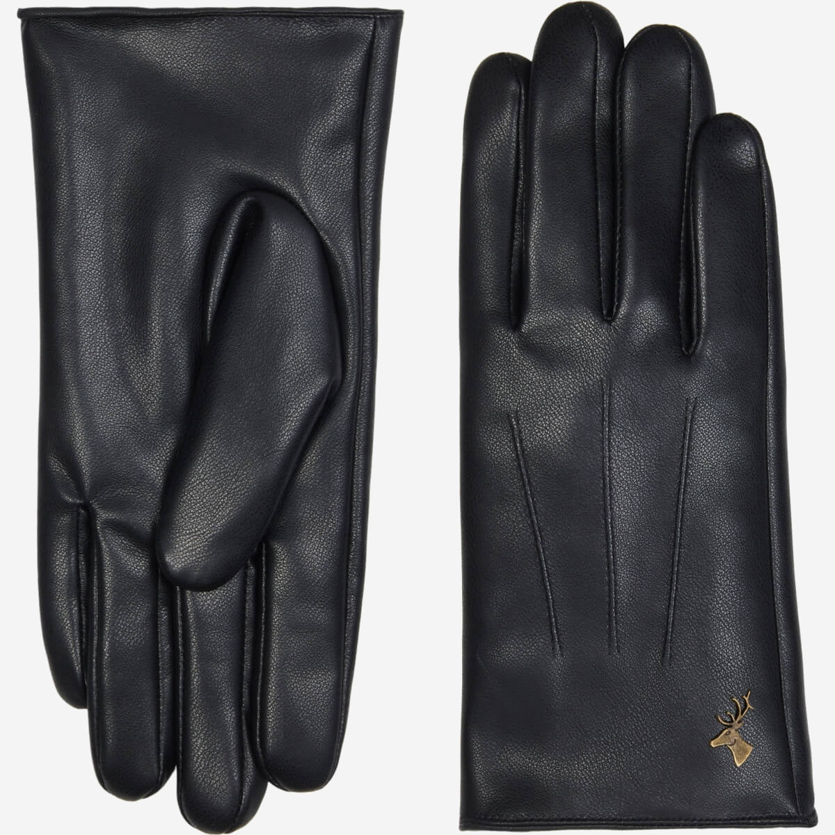 Vegan Leather Winter Gloves | Waterproof Touchscreen Gloves 0