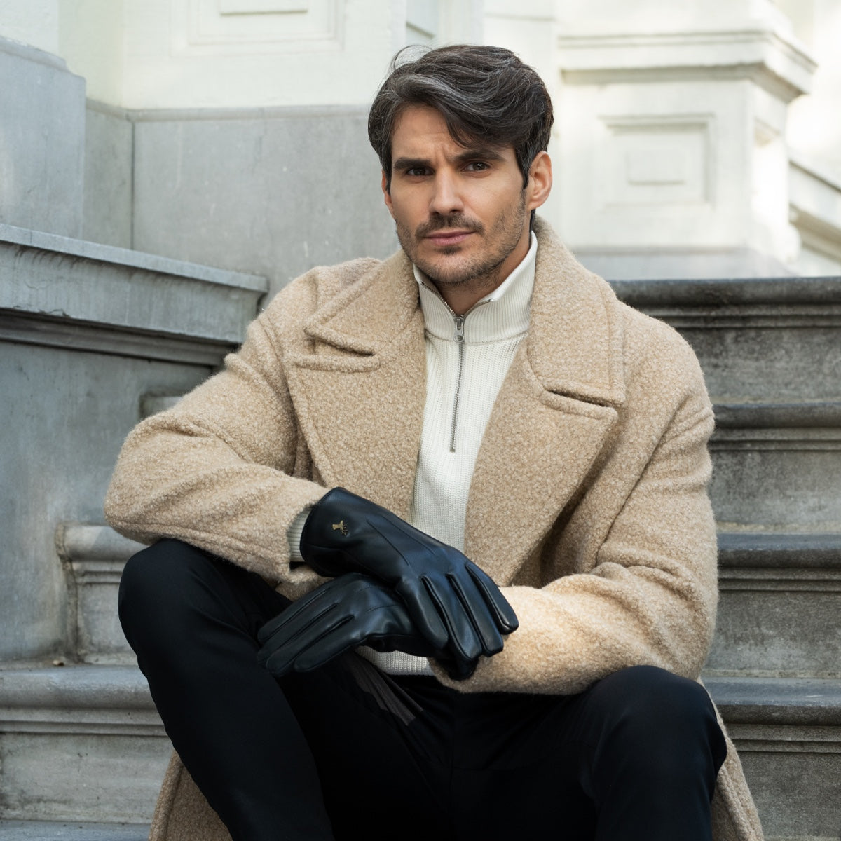 Vegan Leather Winter Gloves | Waterproof Touchscreen Gloves 6