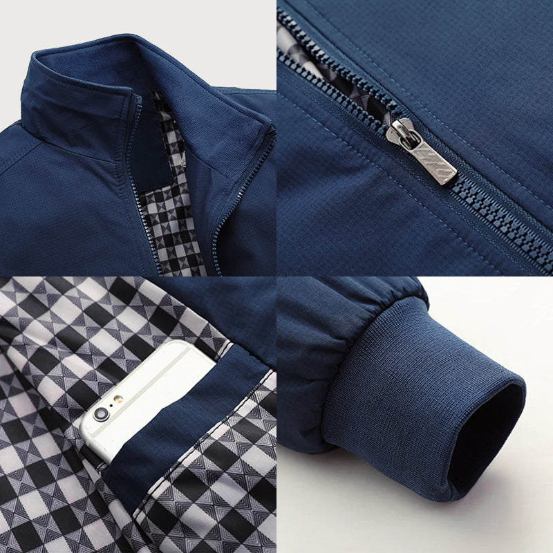 Veneto Bomber Jacket | Lightweight Polyester Blend Jacket 6