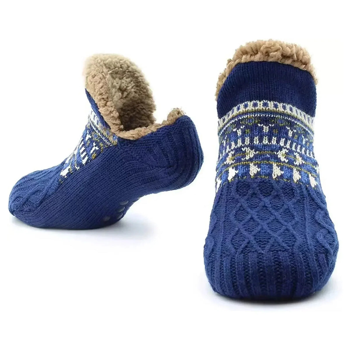 Women’s Cozy Knitted Slipper Socks | Non-Slip Winter Homewear 2