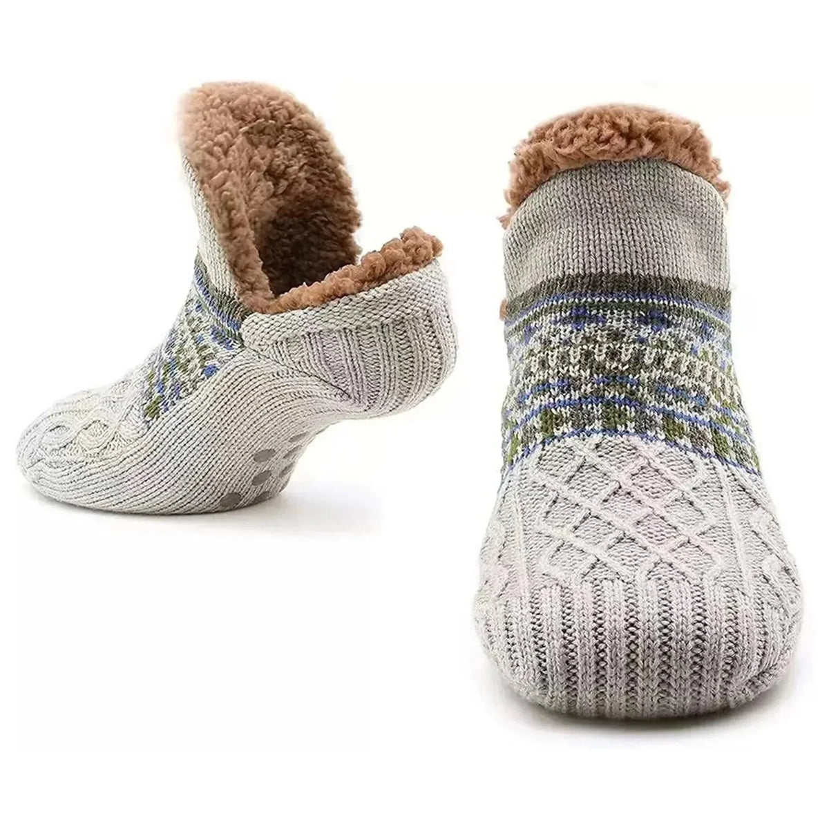 Women’s Cozy Knitted Slipper Socks | Non-Slip Winter Homewear 3