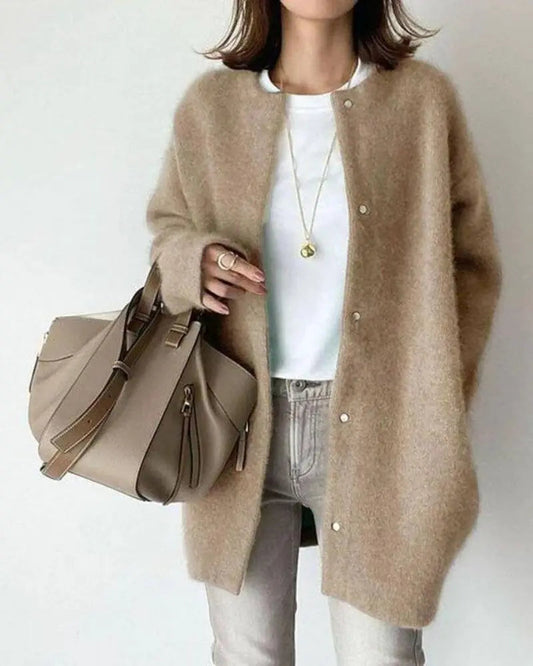 Women’s Wool Blend Cardigan | Lightweight Warm Layer 0